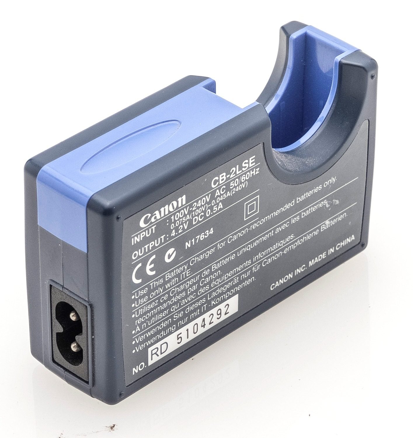 Canon CB-2LSE Battery Charger for NB-1L / NB-1LH – Official Canon Charger