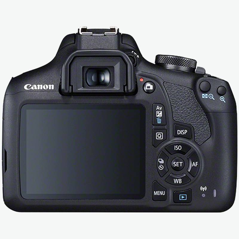 Canon EOS 2000D Twin DC Lens DSLR Camera Bundle