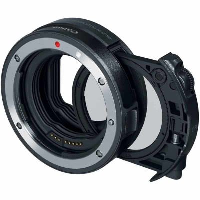 Canon RF - EF Adaptor with Circular Polarizer Filter