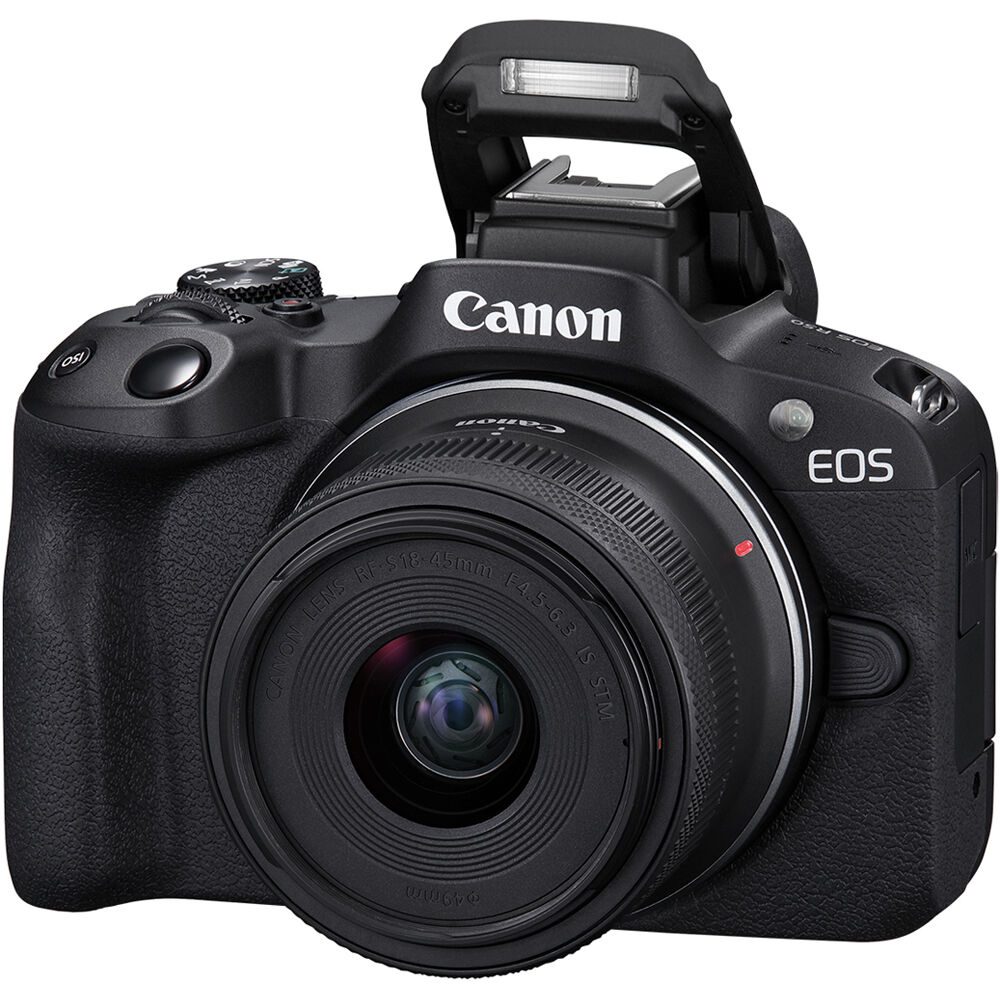 Canon EOS R50 Mirrorless Camera with RF-S18-45mm Lens with RF 75-300mm Lens