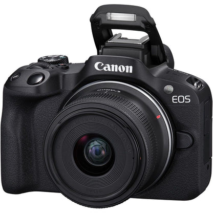 Canon EOS R50 Mirrorless Camera with RF-S18-45mm Lens with RF 75-300mm Lens