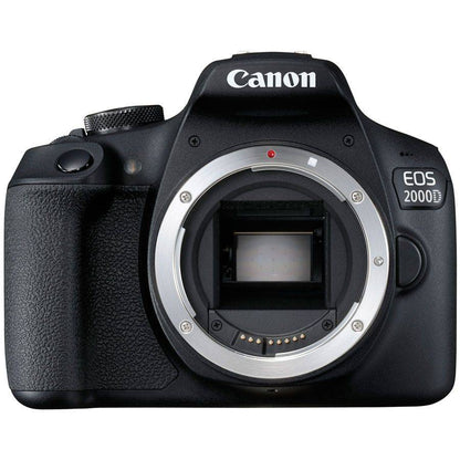 Canon EOS 2000D Twin DC Lens DSLR Camera Bundle