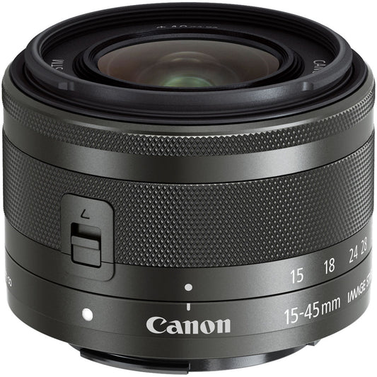canon ef-m 15-45mm mirrorless camera lens