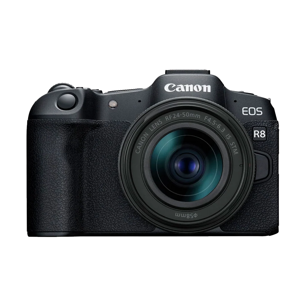 Canon EOS R8 Mirrorless Camera Body with RF 24-50mm f/4.5-6.3 IS STM Lens