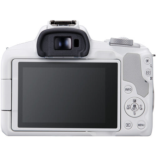Canon EOS R50 + 18-45mm Mirrorless Camera Kit ((White)