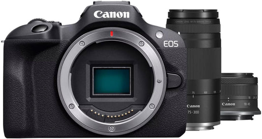 Canon EOS R100 + RF-S 18-45mm + RF 75-300mm