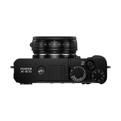Fujifilm X-E5 Black Camera with XF 23mm Lens