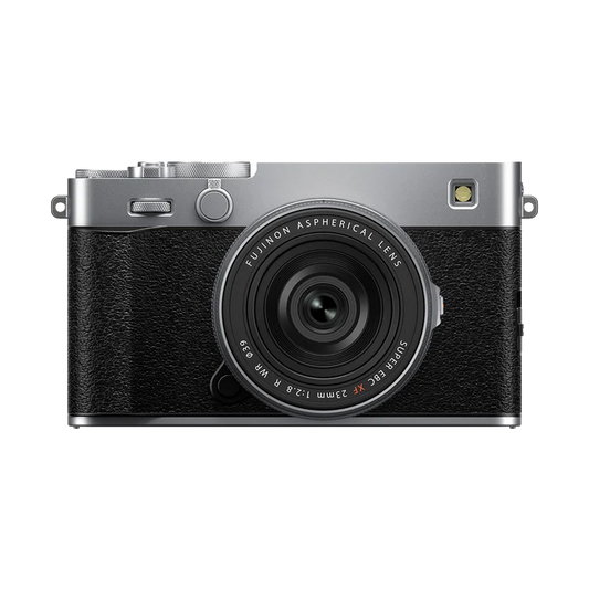 Fujifilm X-E5 Silver Camera with XF 23mm Lens