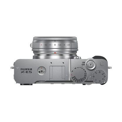 Fujifilm X-E5 Silver Camera with XF 23mm Lens