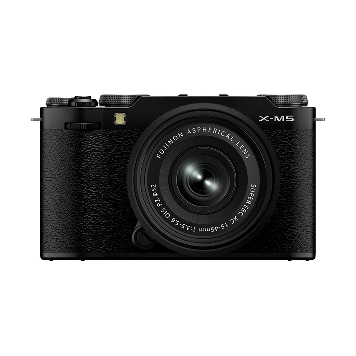 Fujifilm X-M5 Black Camera with XC 15-45mm Lens