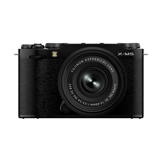 Fujifilm X-M5 Black Camera with XC 15-45mm Lens