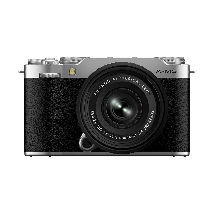 Fujifilm X-M5 Silver Camera with XC 15-45mm Lens
