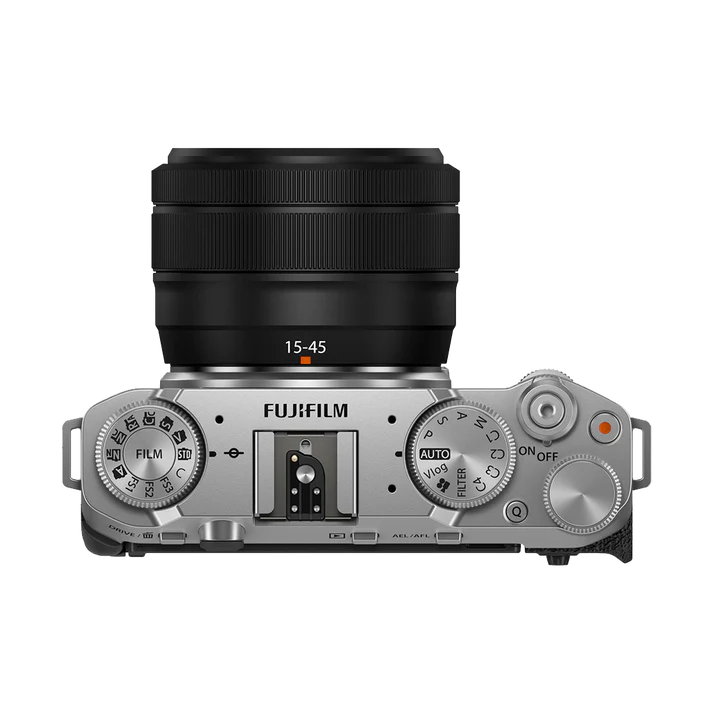 Fujifilm X-M5 Silver Camera with XC 15-45mm Lens