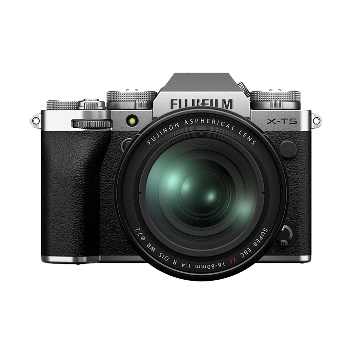 Fujifilm X-T5 Silver Camera with 16-80mm Lens