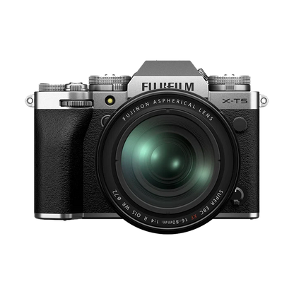 Fujifilm X-T5 Silver Camera with 16-80mm Lens