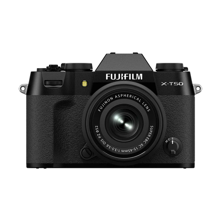 Fujifilm X-T50 Black Camera with 15-45mm Lens