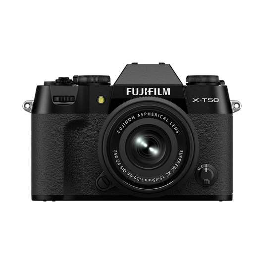 Fujifilm X-T50 Black Camera with 15-45mm Lens