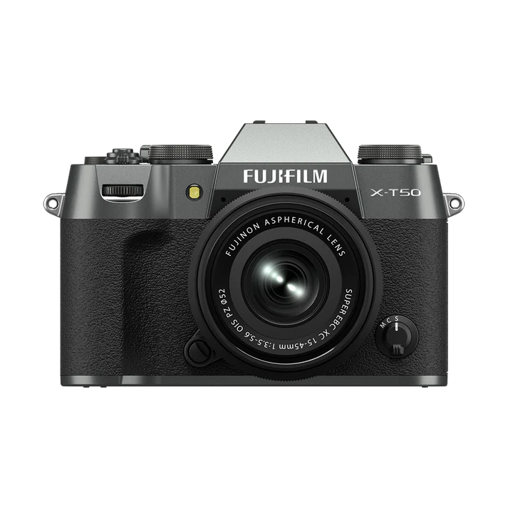 Fujifilm X-T50 Charcoal Silver Camera with 15-45mm Lens