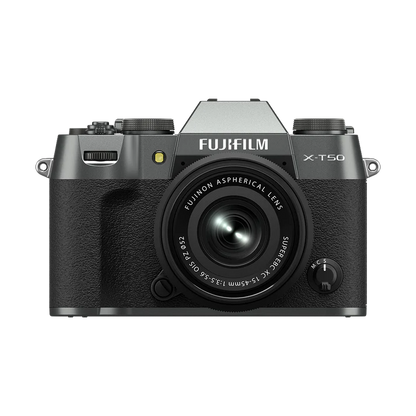 Fujifilm X-T50 Charcoal Silver Camera with 15-45mm Lens