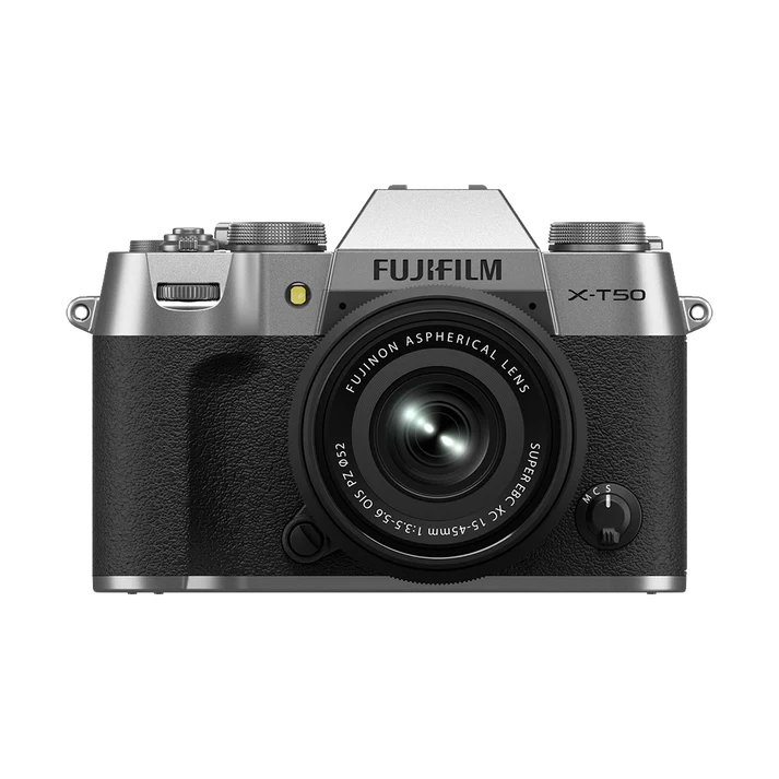 Fujifilm X-T50 Silver Camera with 15-45mm Lens