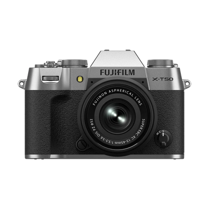 Fujifilm X-T50 Silver Camera with 15-45mm Lens