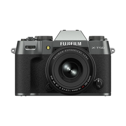 Fujifilm X-T50 Charcoal Silver Camera with 16-50mm Lens