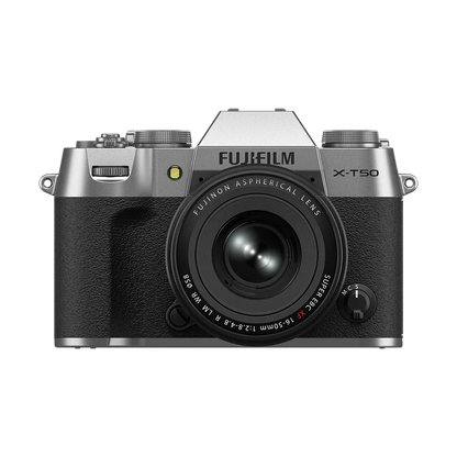 Fujifilm X-T50 Silver Camera with 16-50mm Lens