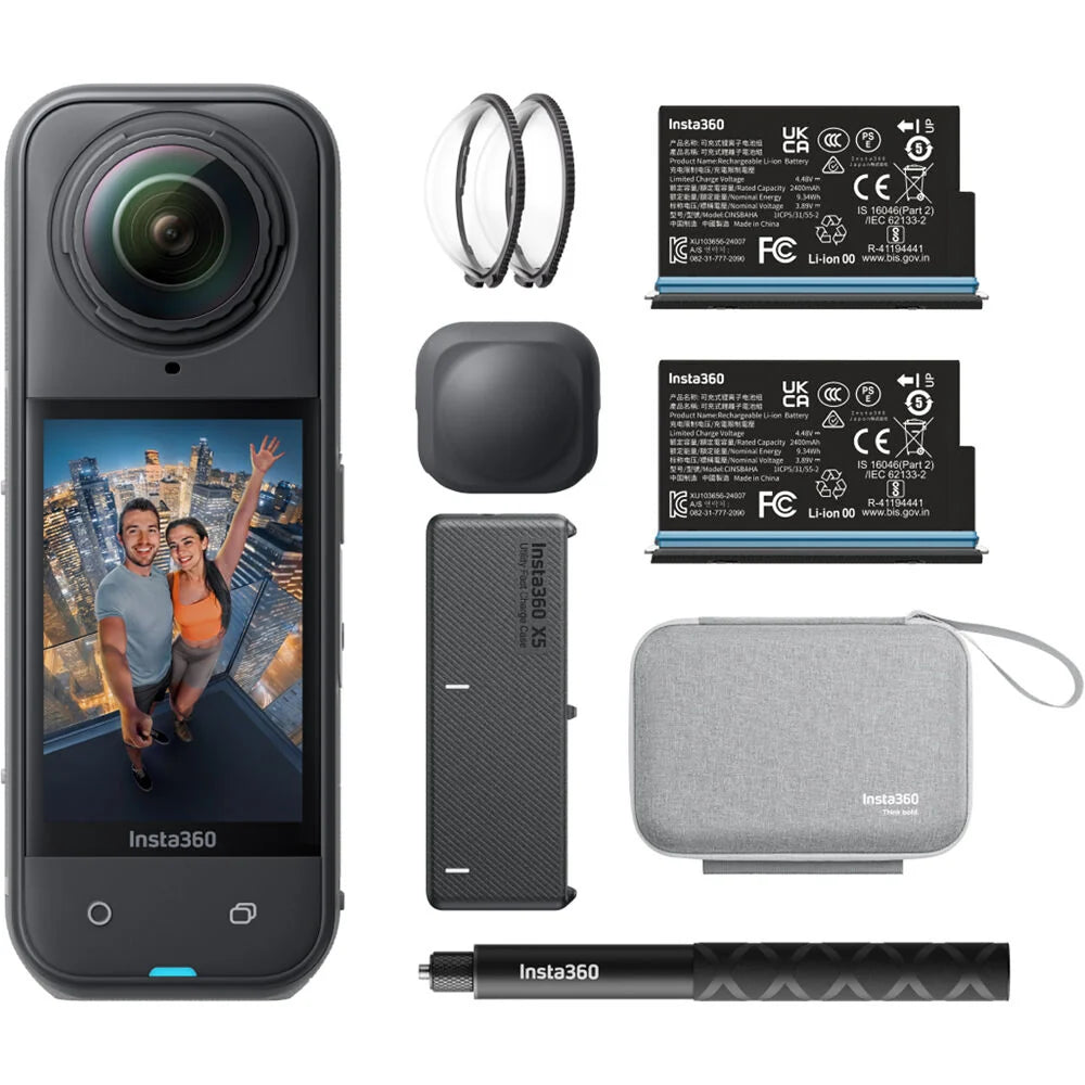 Insta360 X5 360° 8K Action Camera Essentials Bundle