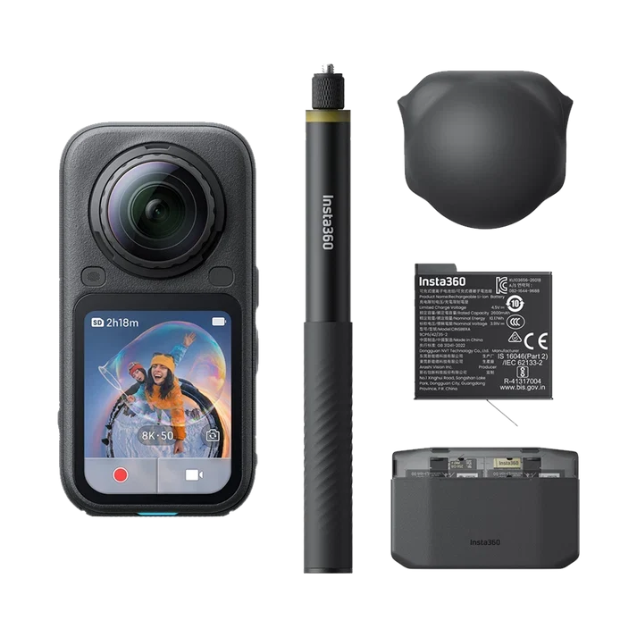 Insta360 X6 360 8K Camera Essentials Bundle (Black)