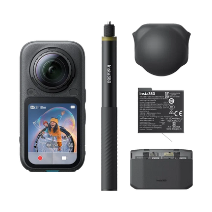 Insta360 X6 360 8K Camera Essentials Bundle (Black)