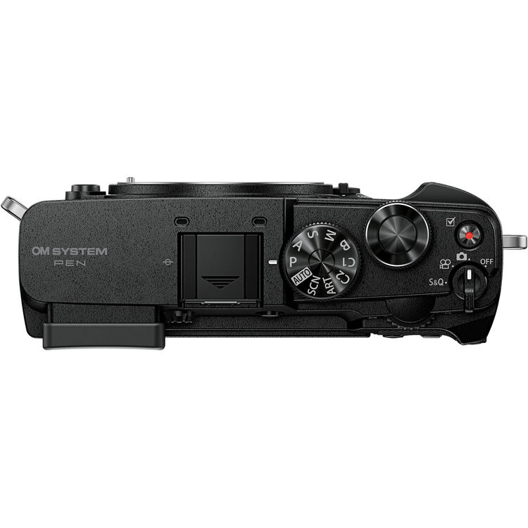 OM SYSTEM PEN Black Mirrorless Camera
