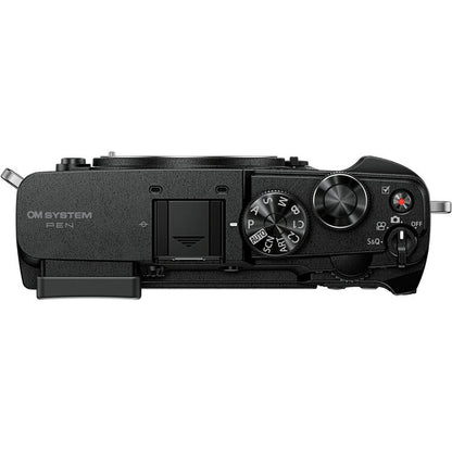 OM SYSTEM PEN Black Mirrorless Camera