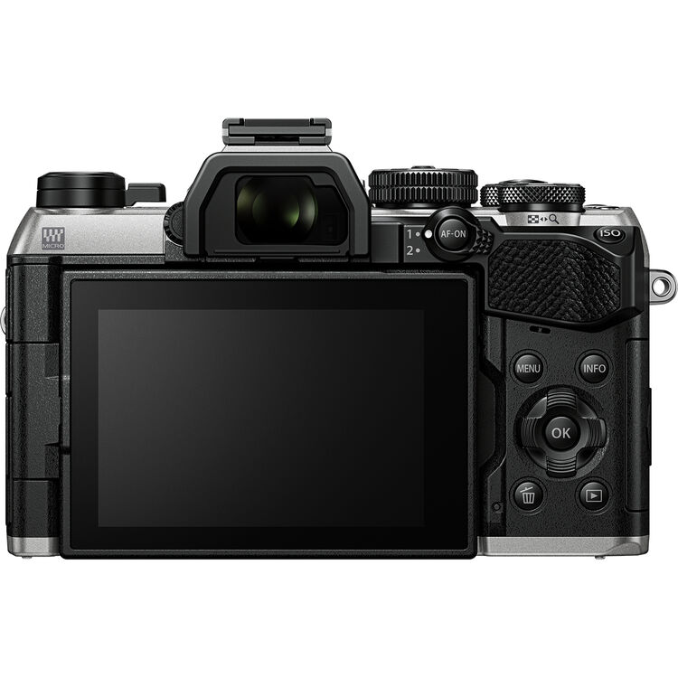 OM SYSTEM OM-5 Mark II Silver Camera with 12-45mm Lens
