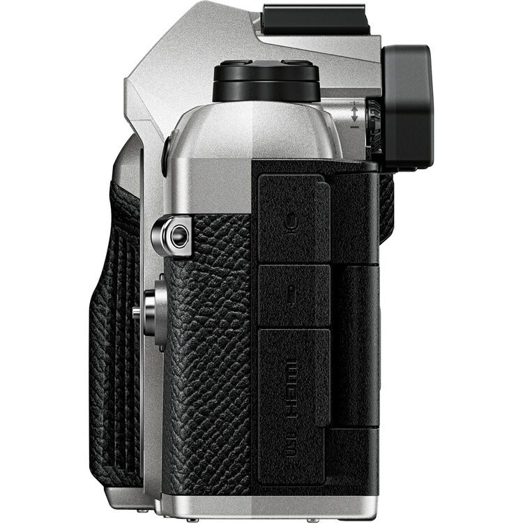 OM SYSTEM OM-5 Mark II Silver Camera with 12-45mm Lens