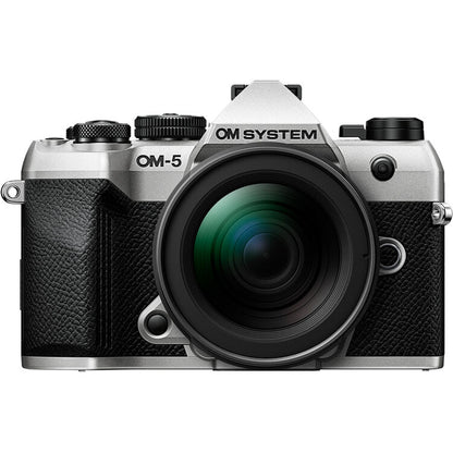 OM SYSTEM OM-5 Mark II Silver Camera with 12-45mm Lens
